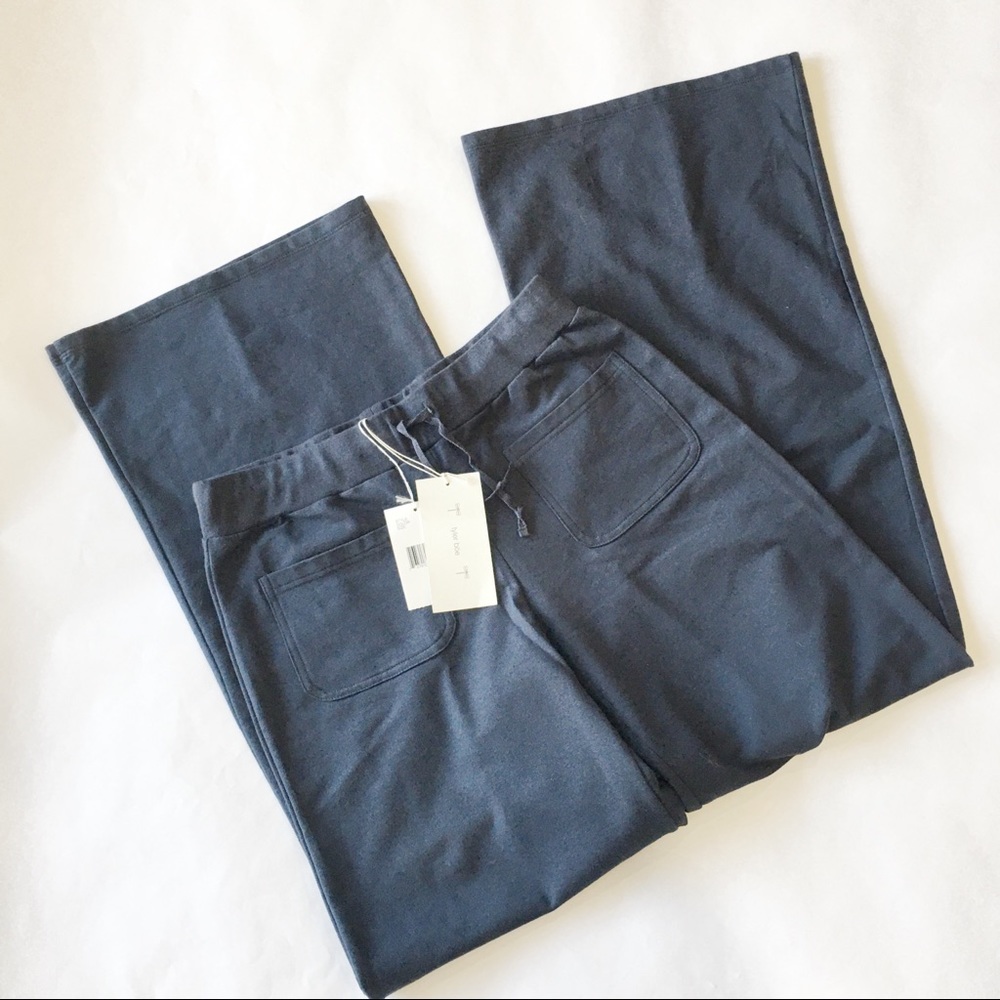 Tyler Boe Wide Leg Blue Leisure Pants